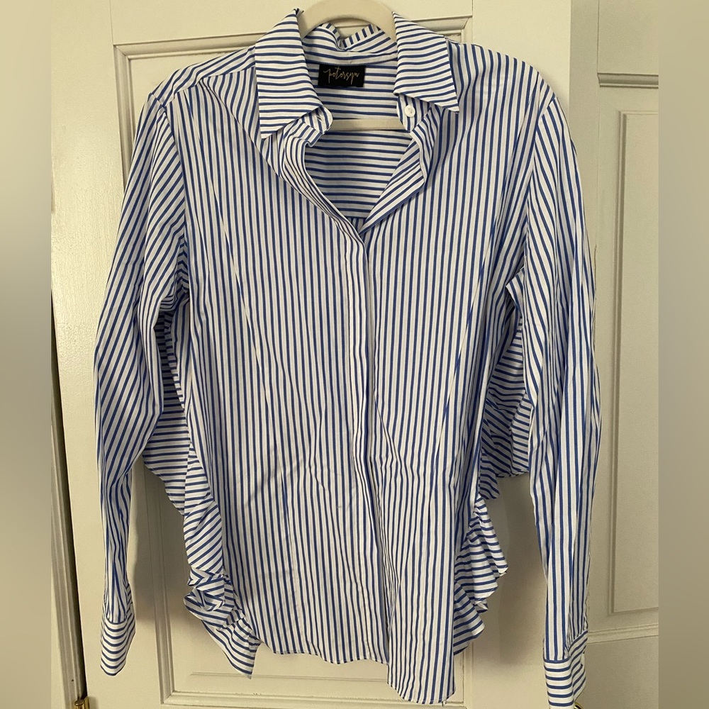 Petersyn striped shirt. Never worn but without tags. Size small